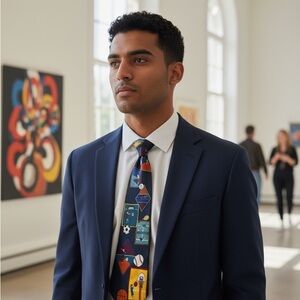 VINTAGE 90’s SILK TIE Save The Children Sports Made In USA Coach Teacher 876-13